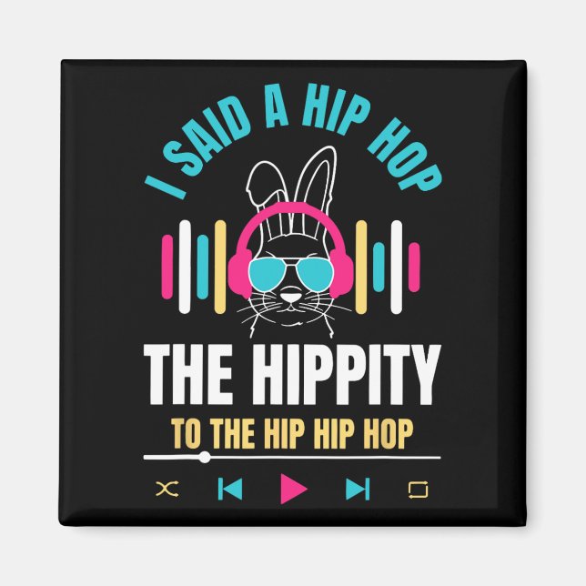Íman Eu Disse "Hip Hippity" Para Salto "Hip Hop Bunny E (Frente)
