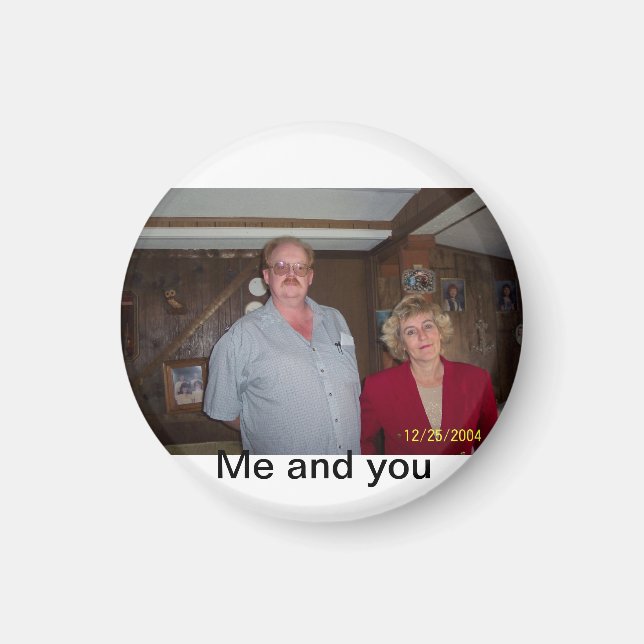 Íman Eu e você ímanes (Frente)