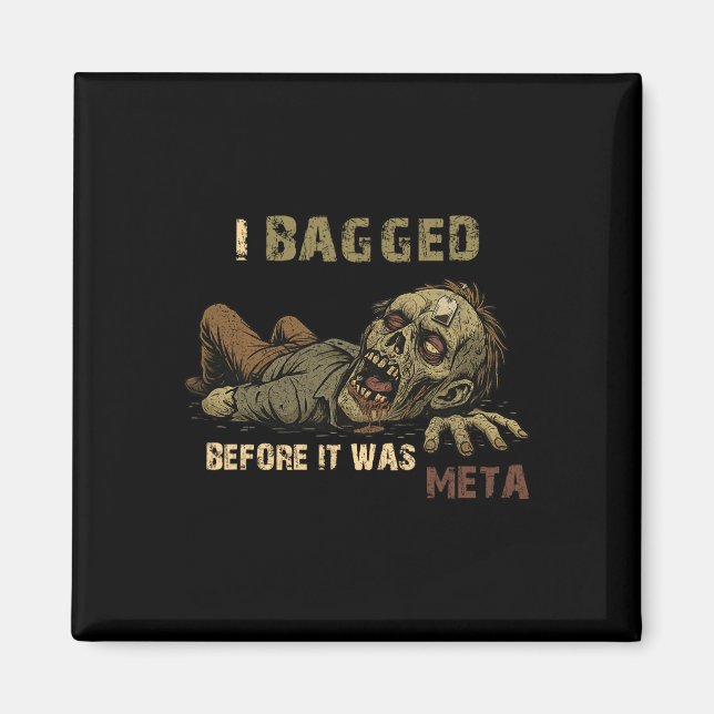 Íman Eu Embalei Antes de Ser Meta - Divertido Teabag Zu (Frente)