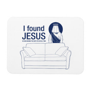 Íman Eu encontrei jesus que era atrás do sofá o ti