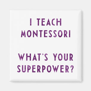 Íman Eu ensino a Montessori o que é sua superpotência