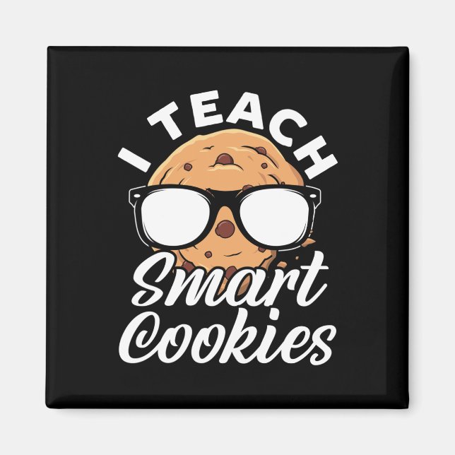 Íman Eu Ensino Biscoitos Inteligentes Professor(a)  (Frente)