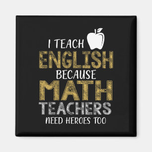 Íman Eu Ensino Inglês Porque Professores de Matemática