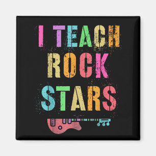 Íman Eu Ensino Vibrações de Banda de Rockstars Professo
