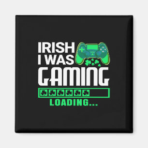 Íman Eu era irlandês jogando Dia do Gamer engraçado de 