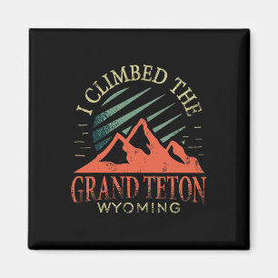 Íman Eu Escalei O Grand Teton Montanhismo Caminhada Gra