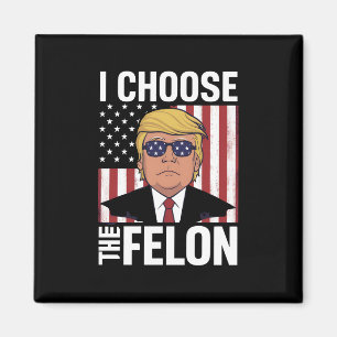 Íman Eu Escolho O Criminoso Trump 2024 Patriota Republi