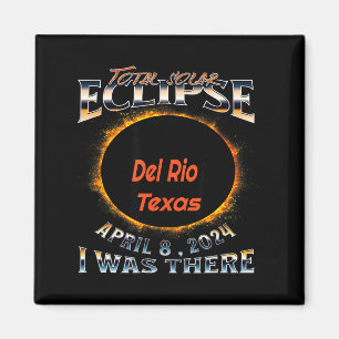 Íman Eu Estive no Eclipse Solar Del Rio Texas