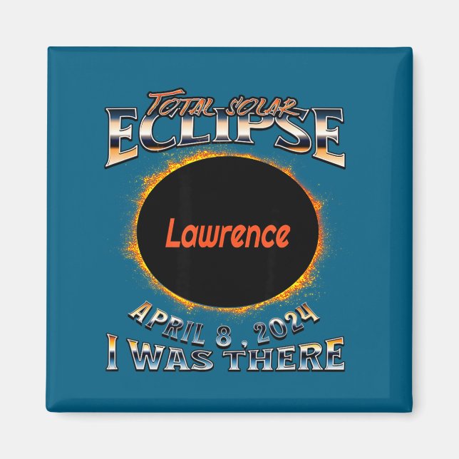 Íman Eu Estive no Eclipse Solar Lawrence Indiana Lá (Frente)
