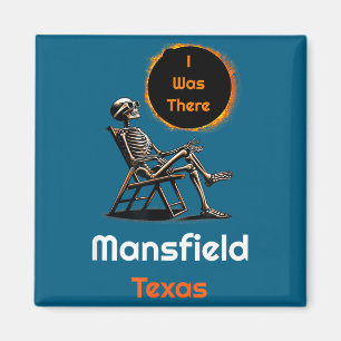Íman Eu Estive no Eclipse Solar Mansfield Texas Lá