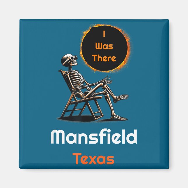 Íman Eu Estive no Eclipse Solar Mansfield Texas Lá (Frente)