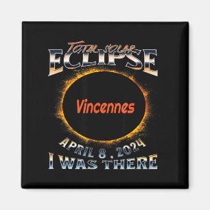 Íman Eu Estive no Eclipse Solar Vincennes Indiana Lá