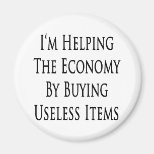 Íman Eu estou ajudando a economia comprando artigos