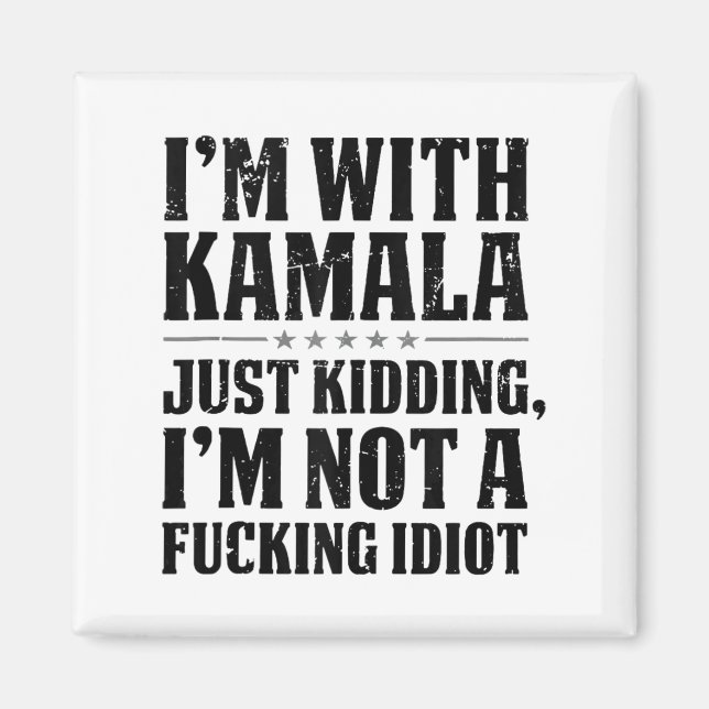 Íman Eu Estou Com Kamala Apenas Brincando Não Sou Um Id (Frente)