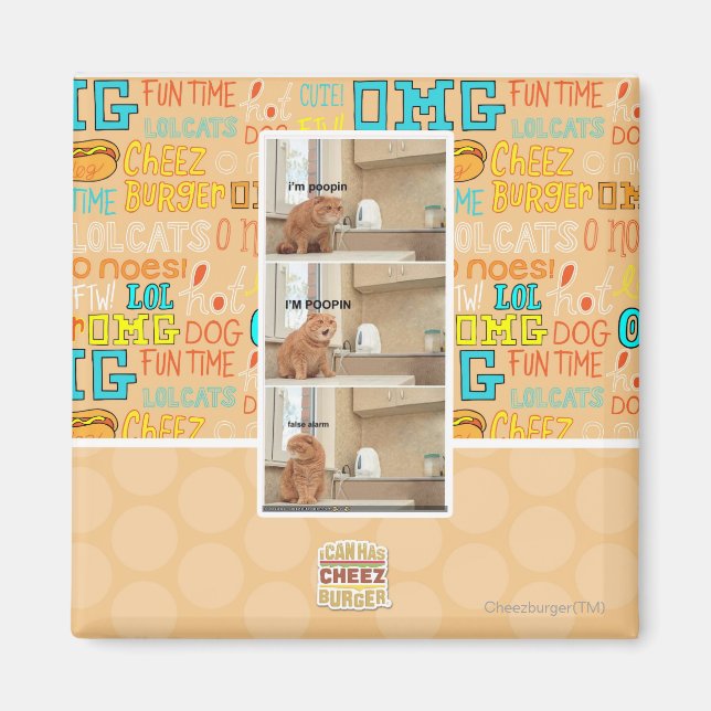 Íman Eu estou fazendo cocô! (Frente)