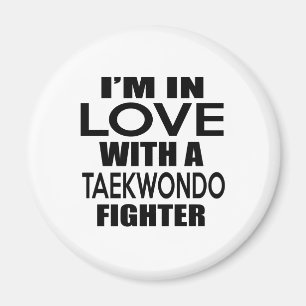 Íman Eu estou NO AMOR COM LUTADOR de TAEKWONDO