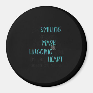 Íman Eu Estou Sorrindo Sob O Mask School Bus Driver