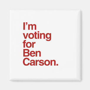 Íman Eu estou votando para Ben Carson 2016