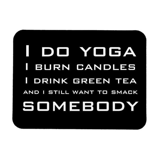 Íman Eu faço ioga (Horizontal)