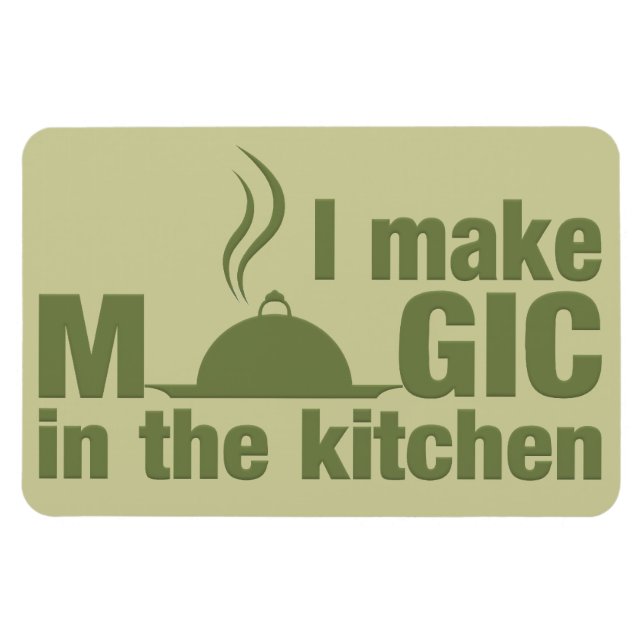 Íman Eu faço magia personalizada (Horizontal)