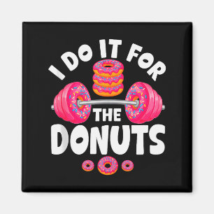 Íman Eu Faço Por Causa Dos Donuts Camiseta Regata Humor