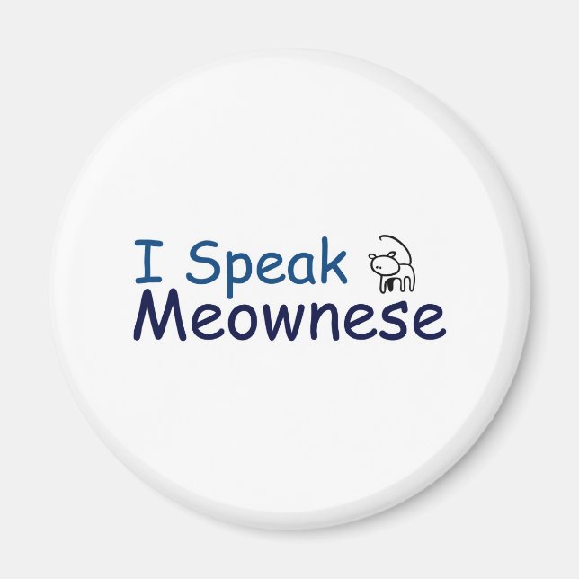 Íman Eu falo meownês (Frente)