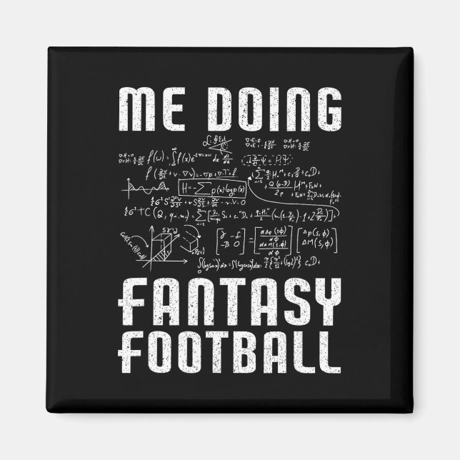 Íman Eu Fazendo o Dia de Draft de Futebol Fantasia Engr (Frente)