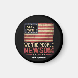 Íman Eu fico com Gavin Newsom Supporter Unite