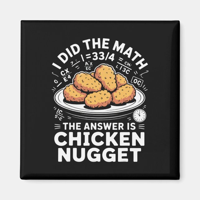 Íman Eu Fiz A Matemática A Resposta É Nugget De Frango  (Frente)