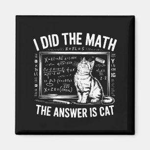 Íman Eu Fiz Cálculos A Resposta É Matemática Gato Engra