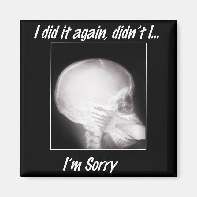 Íman Eu fiz de novo, não fiz? Eu sinto muito (Frente)