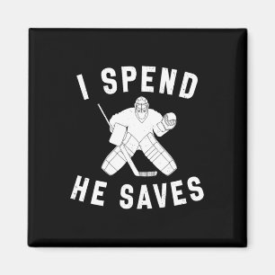 Íman Eu Gasto Ele Economiza Funil Goaltender de Hóquei