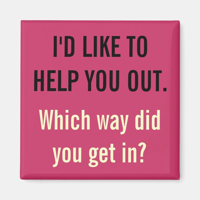 Íman Eu Gostaria De Ajudá-Lo (Frente)