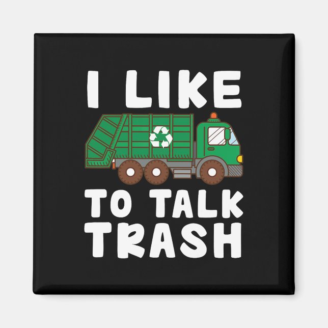 Íman Eu Gosto De Falar Com O Garge Reciclagem Collect (Frente)