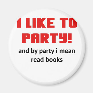 Íman Eu gosto de festas e festas, quero dizer ler livro