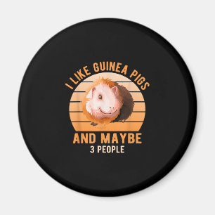 Íman Eu Gosto De Porcos Da Guiné Cavy Sobre Guiné Porco