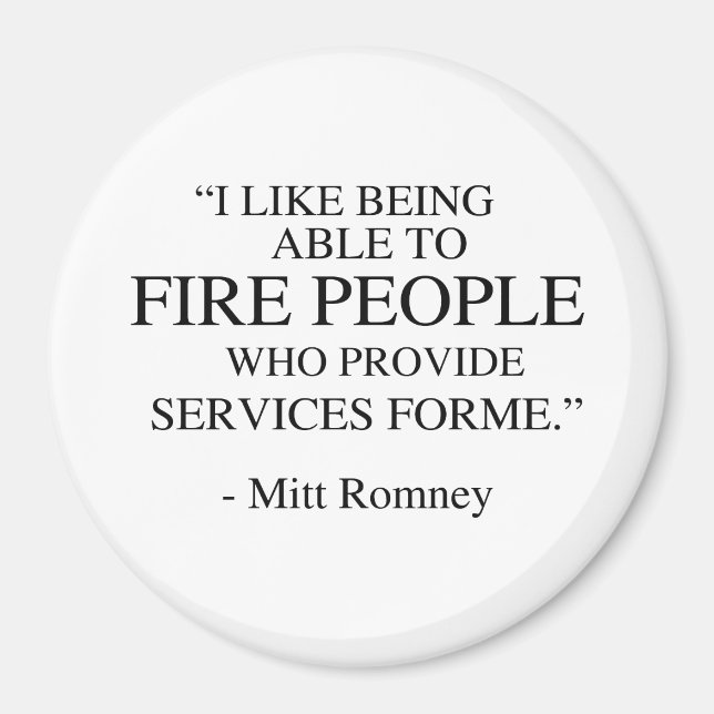 Íman Eu gosto de ser capaz de disparar pessoas (Frente)