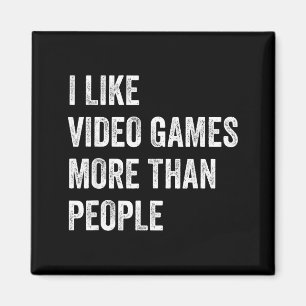 Íman Eu Gosto de Video Games Mais do que Pessoas Gamer