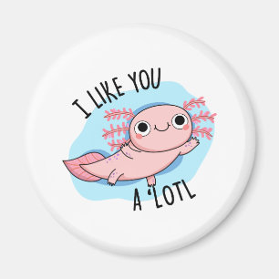 Íman Eu Gosto De Você, Um Pouco Engraçado Axolotl Pun