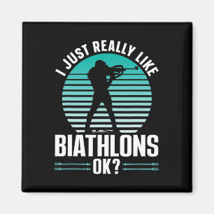 Íman Eu Gosto Muito De Biathlons Ok Esporte Biathlon Bi