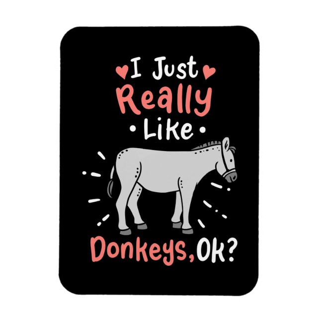 Íman Eu Gosto Muito De Donkeys (Vertical)