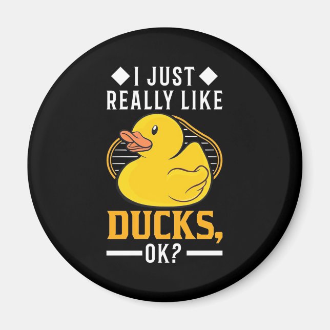 Íman Eu Gosto Muito De Patos (Frente)