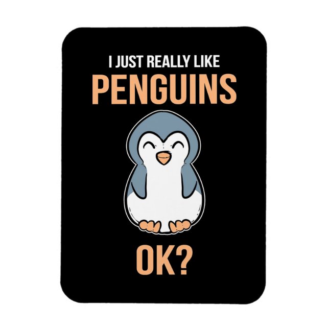 Íman Eu Gosto Muito De Pinguim (Vertical)