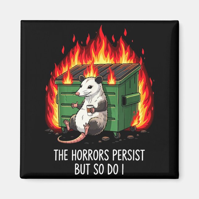 Íman Eu Horrores Persistem Tanto Possum Meme (Frente)