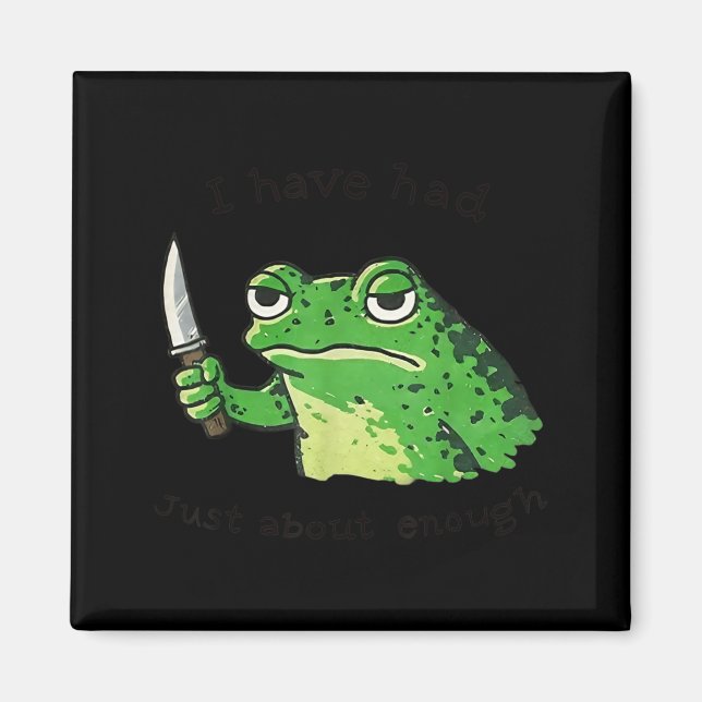 Íman Eu Já Tive Cerca de Humor de Rã Impaciente e Engra (Frente)