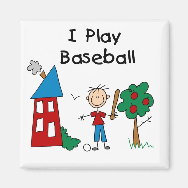 Íman Eu jogo beisebol (Frente)