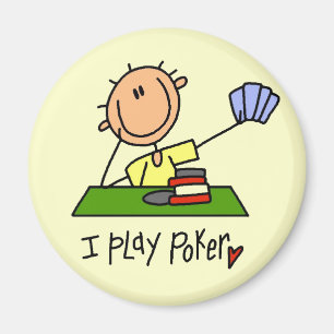 Íman Eu Jogo Camisetas de Poker e Presentes