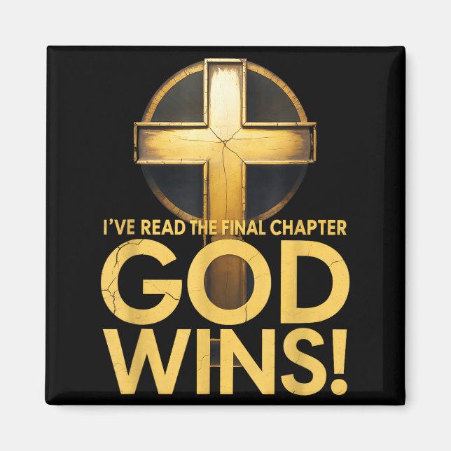 Íman Eu Li O Capítulo Final Deus Vence Cruz Christi (Frente)