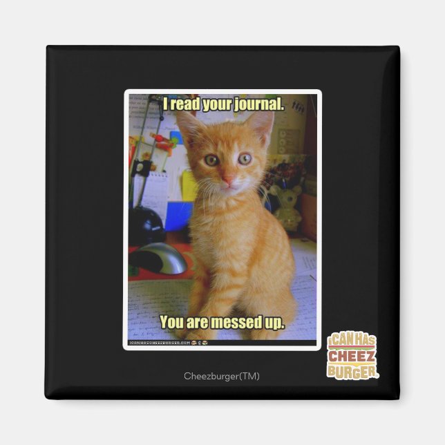 Íman Eu li o seu diário (Frente)