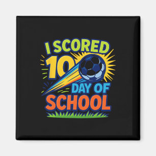 Íman Eu Marquei 100 Dia De Celebração De Futebol Escola